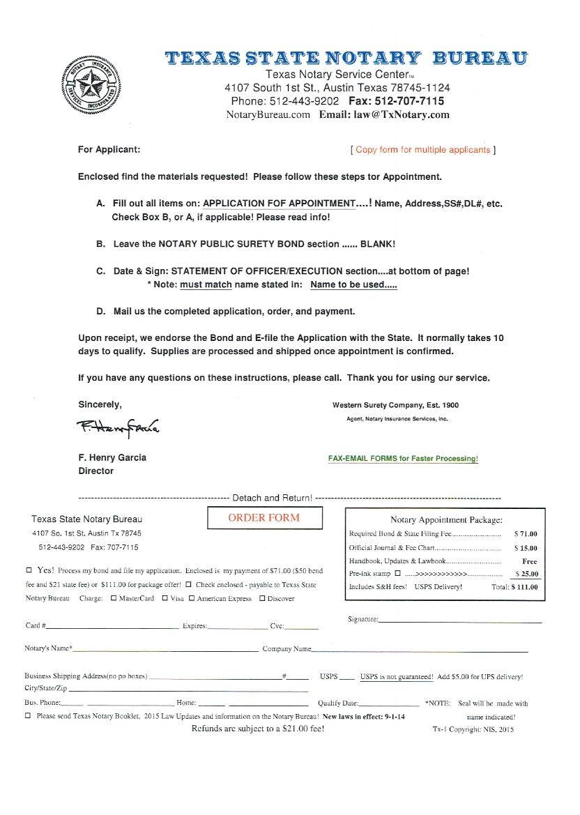 Printable Notary Forms Texas